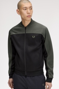 FRED PERRY J3305 638 COLOUR JAKNA FGREEN