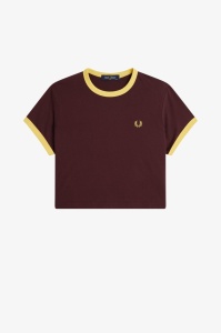 FRED PERRY G9163 597 CROPPED MAJICA OXBL
