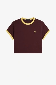 FRED PERRY G9163 597 CROPPED MAJICA OXBL