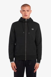 FRED PERRY DUKS ZIP KAP BLK 198