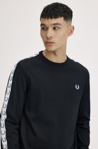 FRED PERRY M4621 102 LONG MAJICA BLACK