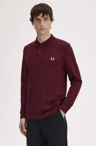 FRED PERRY M6006 597 LONG MAJICA OXBLOOD