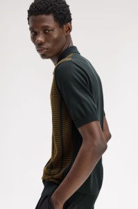 FRED PERRY K3306 Q20 PANEL MAJICA NGREEN