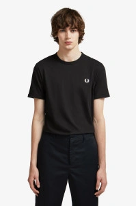 FRED PERRY RINGER MAJICA BLACK