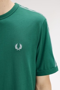 FRED PERRY M4613 Z18 RINGER MAJICA SGREEN