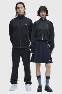 FRED PERRY J2329 90A STRIPE JAKNA BLKCHA