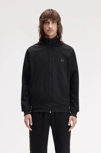 FRED PERRY J5557 S77 TAPED JAKNA BLKSS