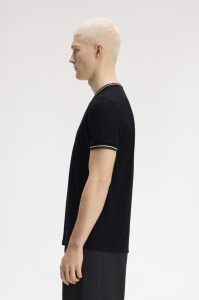 FRED PERRY M1588 W54 TWIN MAJICA BLKELWG