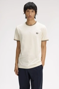 FRED PERRY TWIN MAJICA ECRUDCB