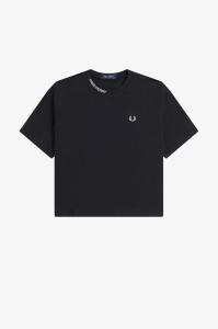 FRED PERRY G3145 102 ŽENSKA MAJICA BLACK