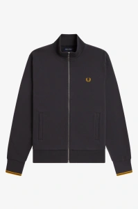 FRED PERRY J3340 61C ZIPTHROUGH DUKS AGREY