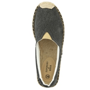 SUPERDRY SD11U BLK ESPADRILE BLACK