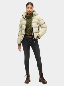 SUPERDRY W5011721 8PV JAKNA PUFFER PBEIGE