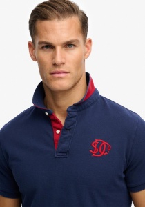 SUPERDRY M1110465A MZ9 POLO MAJICA DNAVYRED