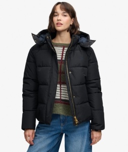 SUPERDRY PUFFER ŽENSKA JAKNA BLACK