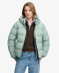 SUPERDRY PUFFER ŽENSKA JAKNA GREEN