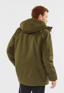 VINTAGE INDUSTRIES LEDGER JAKNA OLIVE