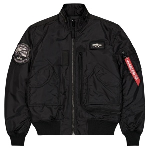 ALPHA INDUSTRIES ENGINE JAKNA BLACK
