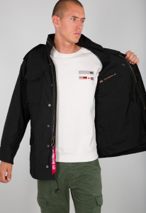 ALPHA INDUSTRIES 100103 03 M65 JAKNA BLK, VIJETNAMKA