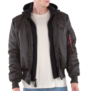 ALPHA INDUSTRIES MA1 DTEC JAKNA BLK OLIVE