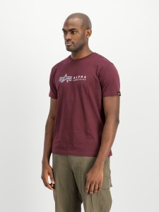 ALPHA INDUSTRIES 118502 608 MAJICA LABELT DCHERRY