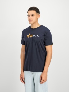 ALPHA INDUSTRIES MAJICA LABELT RBLUE