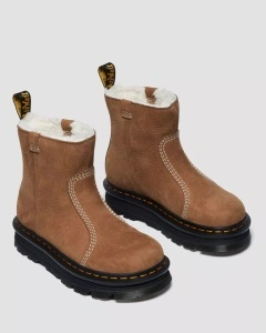 DR. MARTENS 42023200 ZEBZAG RIGEER CIZME DBROWN