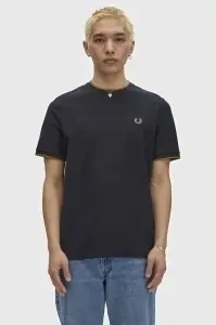 FRED PERRY CREPE MAJICA BLACK
