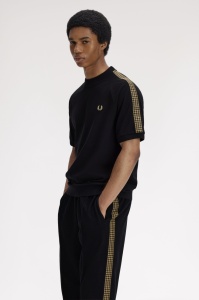 FRED PERRY CROSS MAJICA BLK