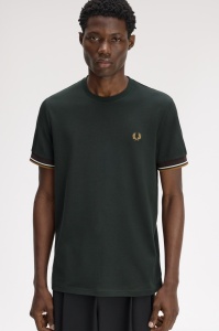 FRED PERRY CUFT MAJICA NGREEN