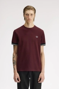 FRED PERRY CUFT MAJICA OXBLOOD