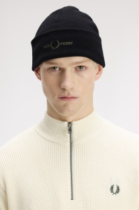 FRED PERRY C3300 13C GRAPHIC KAPA BLKLWGREE