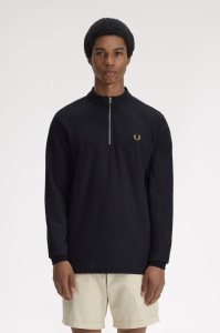 FRED PERRY HALF ZIP LONG MAJICA
