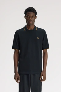 FRED PERRY INSERT POLO MAJICA BLACK