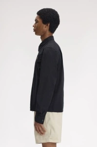 FRED PERRY M2428 102 KOŠULJA ZIP BLACK