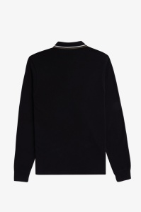 FRED PERRY M3636 W54 LONG MAJICA BLKELWG