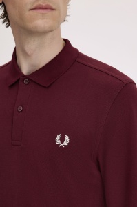 FRED PERRY M6006 597 LONG MAJICA OXBLOOD