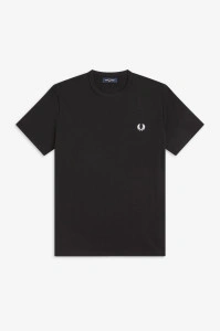 FRED PERRY M3519 102 RINGER MAJICA BLK