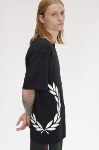 FRED PERRY M2440 102 TEXTURED MAJICA BLK