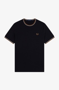 FRED PERRY M1588 P69 TWIN MAJICA BLKEDC