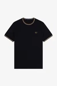 FRED PERRY M1588 P69 TWIN MAJICA BLKEDC