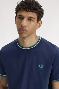 FRED PERRY M1588 86A TWIN MAJICA BLUESWD