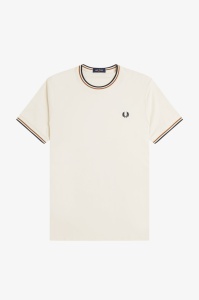 FRED PERRY M1588 79B TWIN MAJICA ECRUDCB