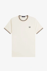 FRED PERRY M1588 79B TWIN MAJICA ECRUDCB