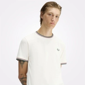 FRED PERRY M1588 84A TWIN MAJICA ECRUOG