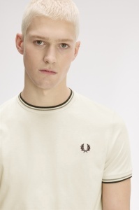 FRED PERRY M1588 68C TWIN MAJICA ECRUSDA
