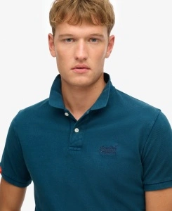 SUPERDRY M1110439 C9M MAJICA POLO BLUEB