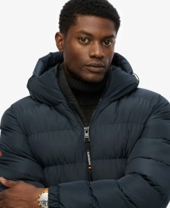 SUPERDRY M5011905_D9W PUFFER JAKNA NAVY