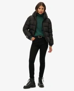 SUPERDRY W5011996_02A PUFFER Ž JAKNA BLACK