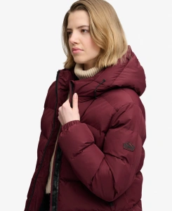 SUPERDRY W5011996_1KD PUFFER ŽENSKA JAKNA PORT RED
